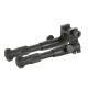 Adjustable Bipod For RIS Rail - Short, Improve stability and accuracy with the Rokstad Adjustable Bipod, designed to provide a solid shooting platform for compatible rifles
